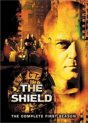 Portada de la primera temporada de The Shield con Vic Mackey
